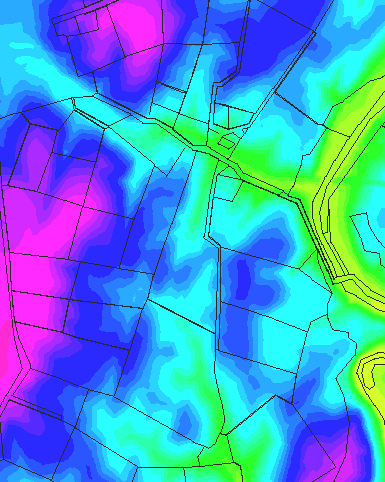 Elevation Otto Farm map